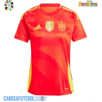 Camisa de time de futebol Espanha Replicas 1º Equipamento Feminina Europeu 2024 Manga Curta